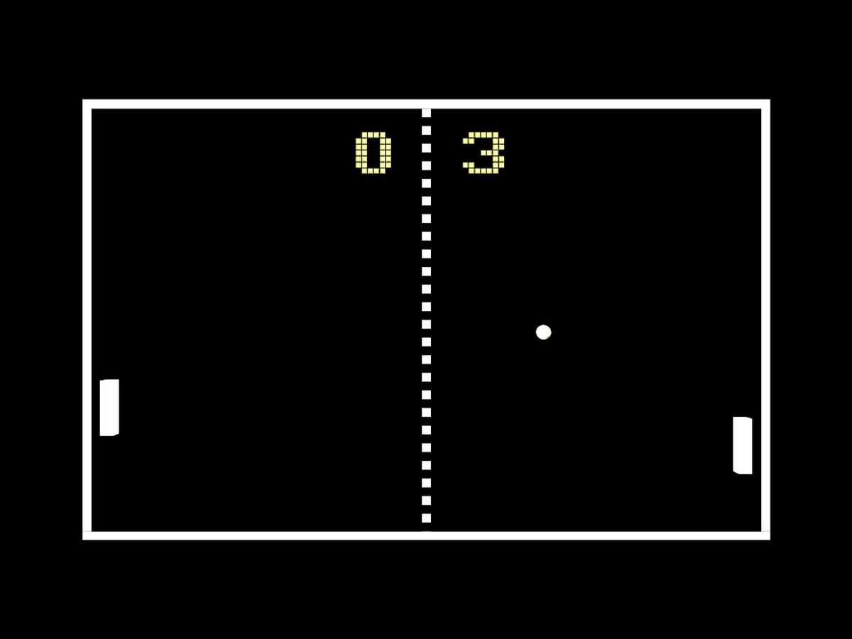 Classic pong game