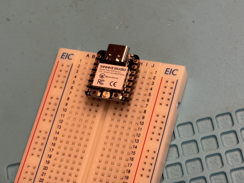 set onto the bread board