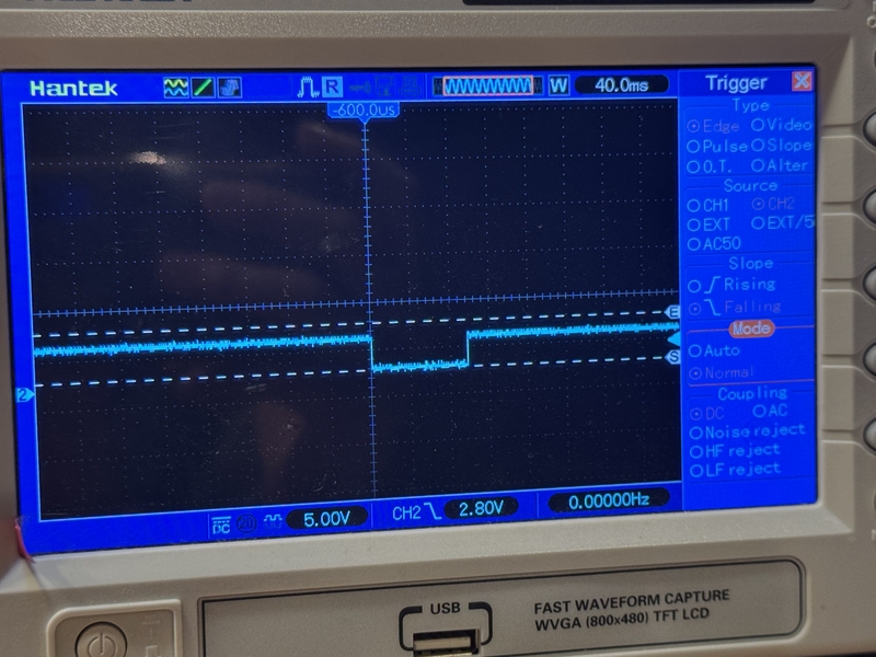 human switch push timing differs