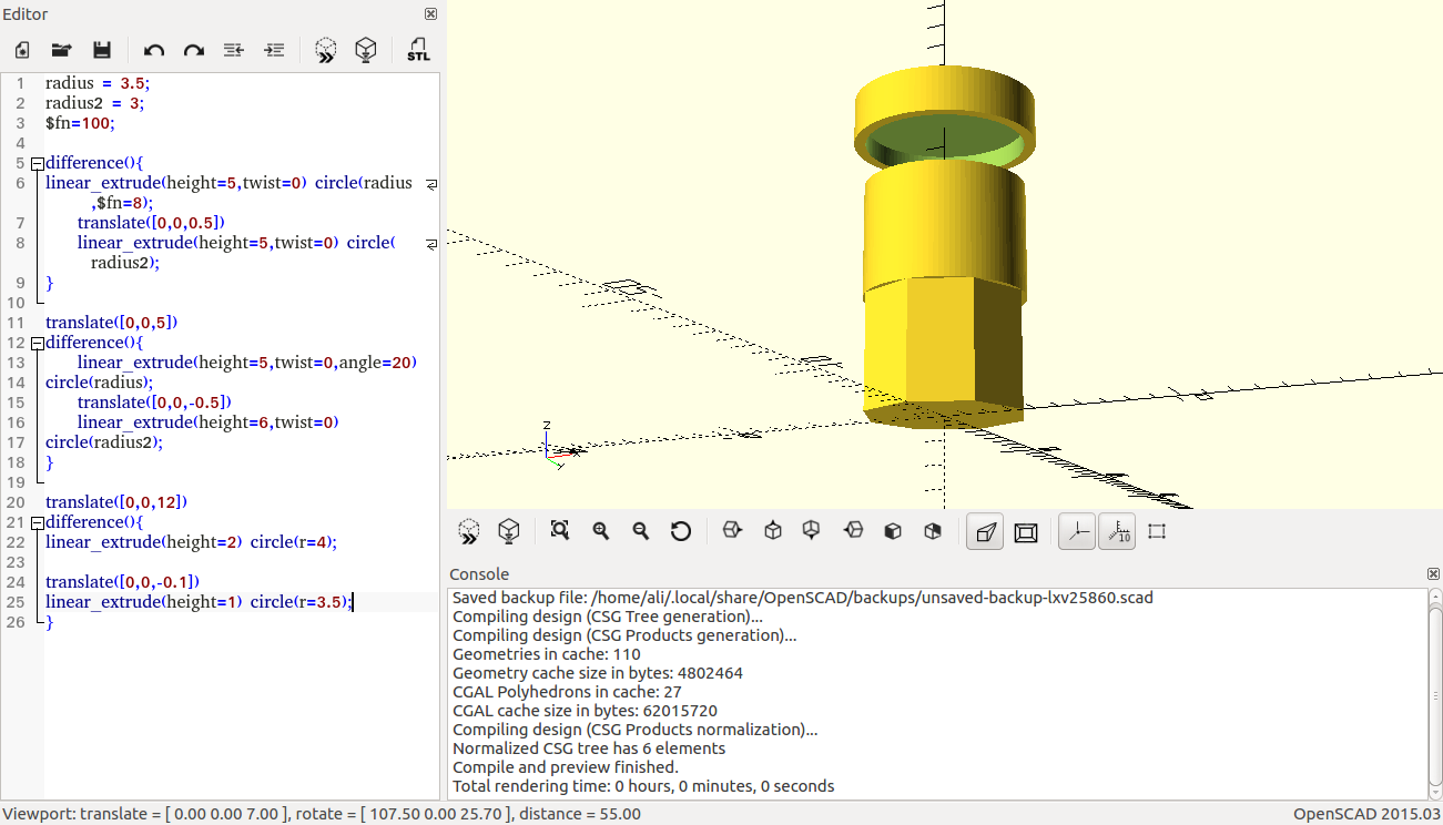 Openscad3