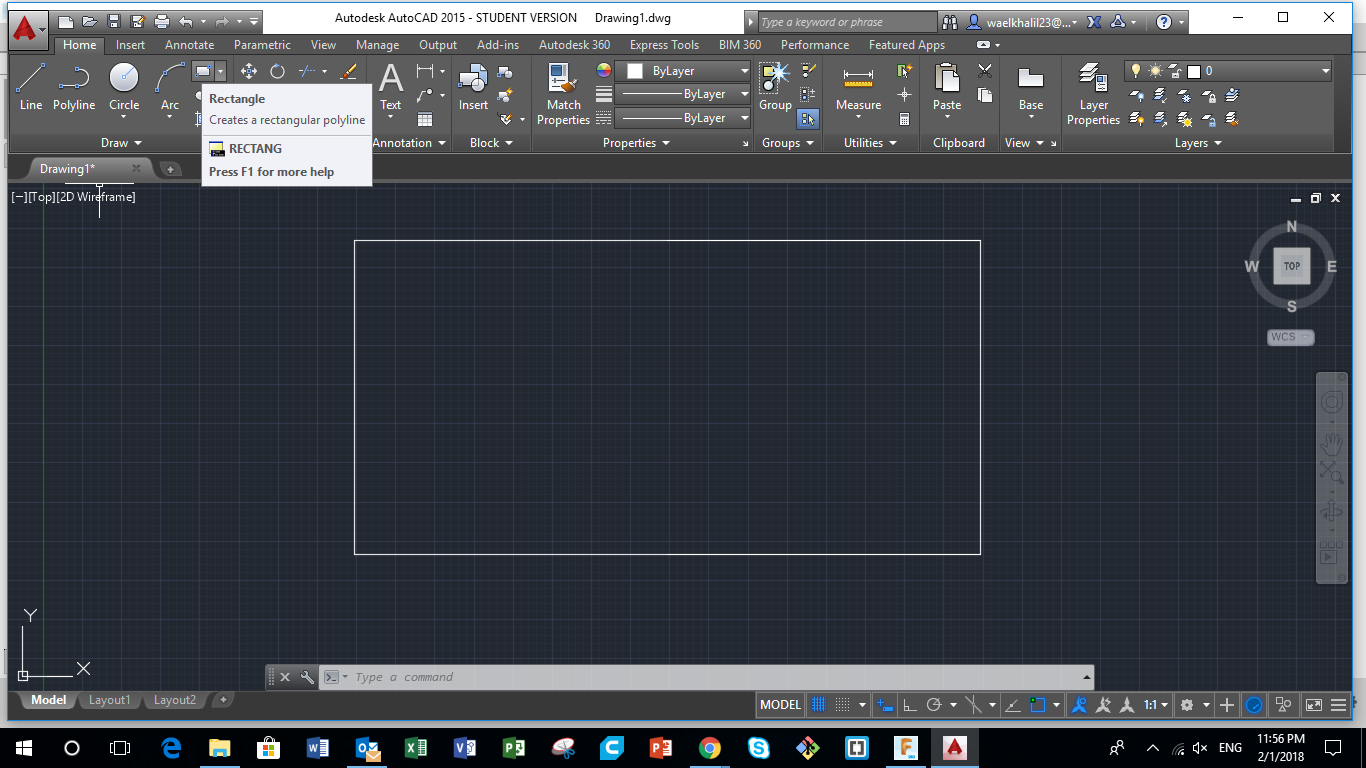 AutoCad_Rectangle