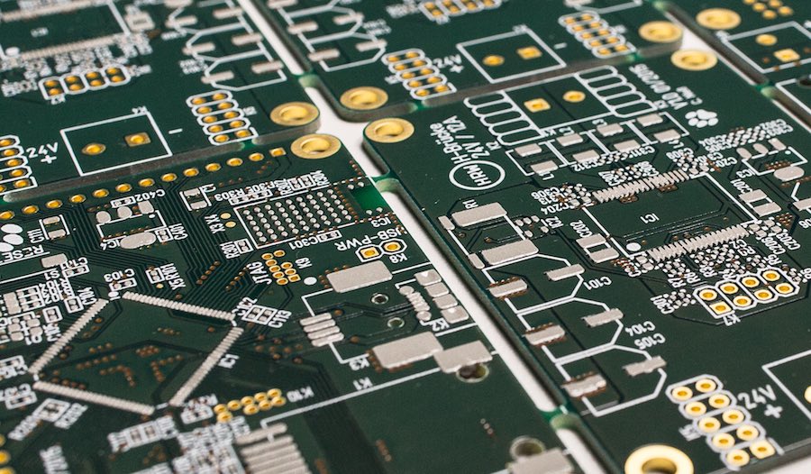 solder paste on the board