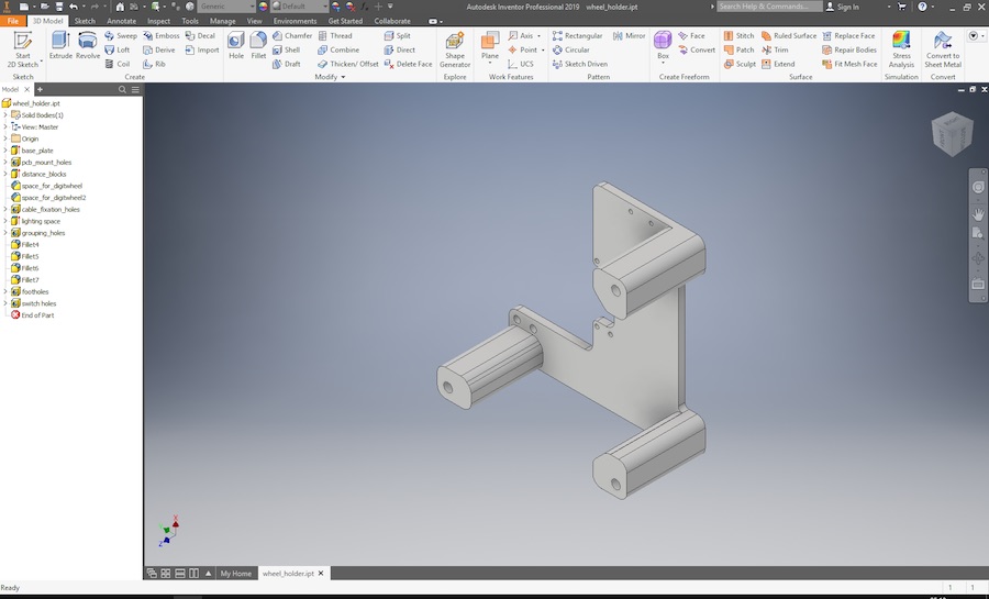 the basic shape of the frame parts