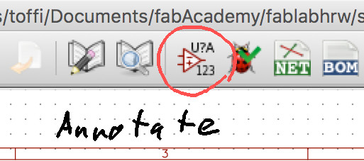 position of the annotation-tool