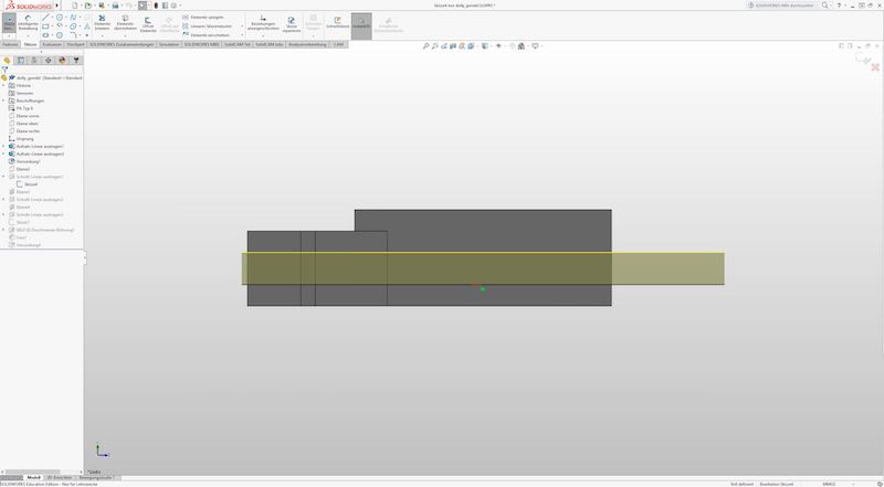 SolidWorks cut operation