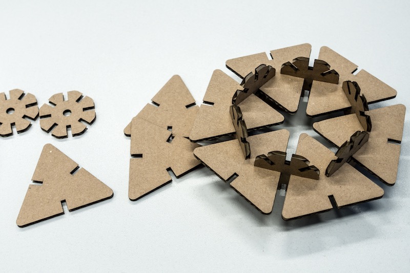 Cardboard construction kit