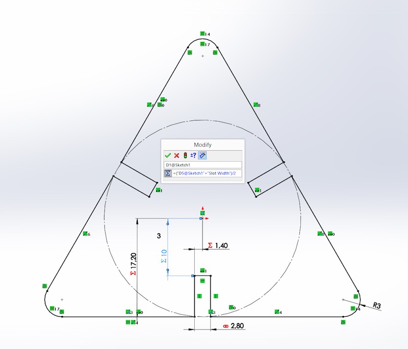 Triangle scale 2