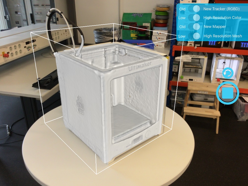 Ultimaker scanning