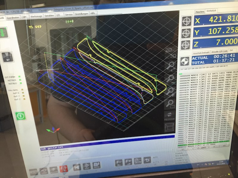 toolpath, cam program