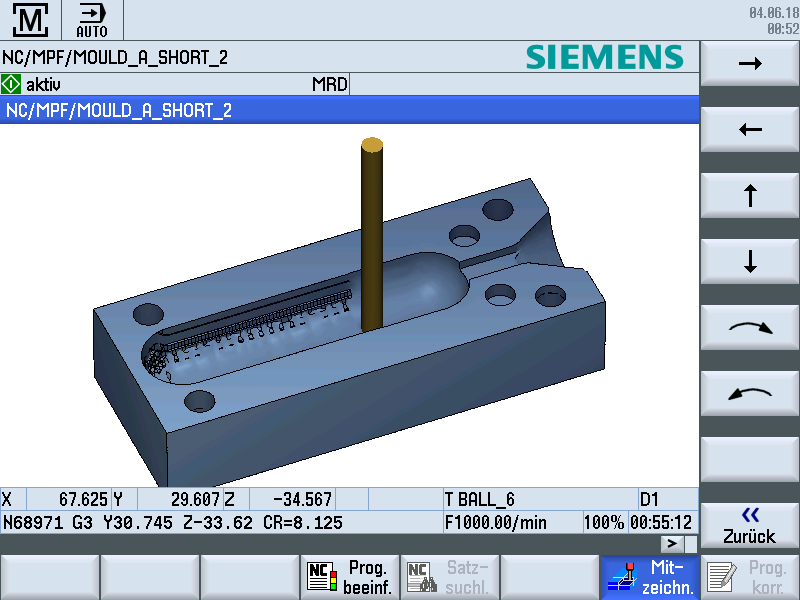 828D simulation