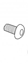 penBeam - 15x15mm aluminum profile 100 pieces, M3, 6mm, button head socket bolt