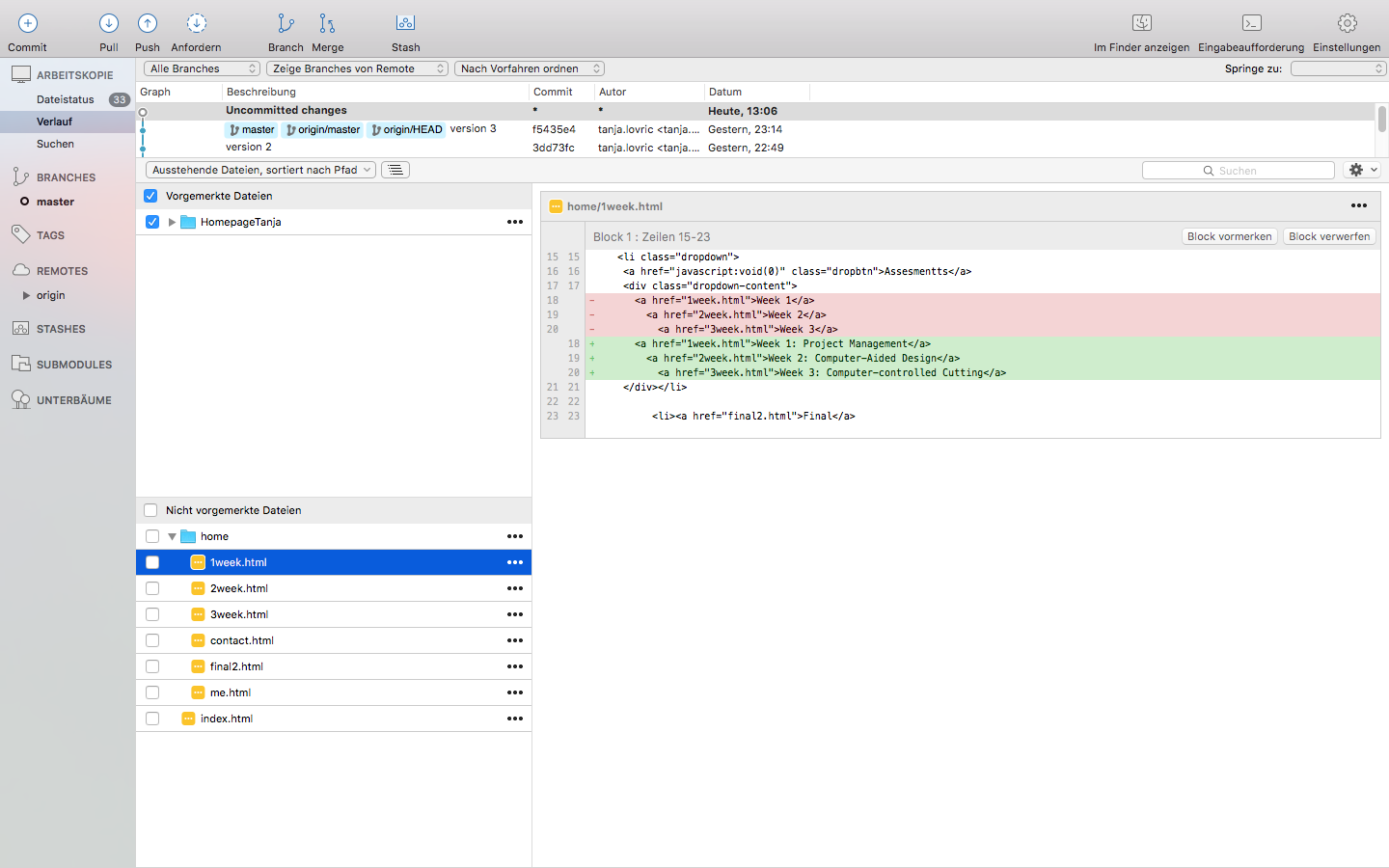 source tree@git local file