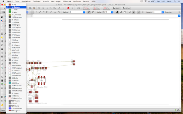 Start of Board programming