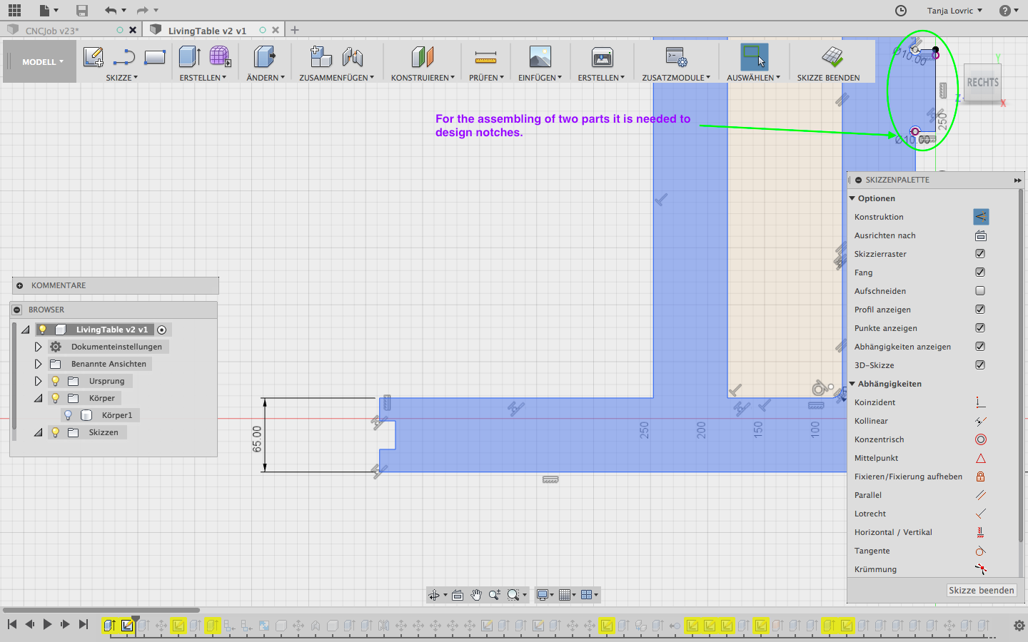 design in Fusion step 2