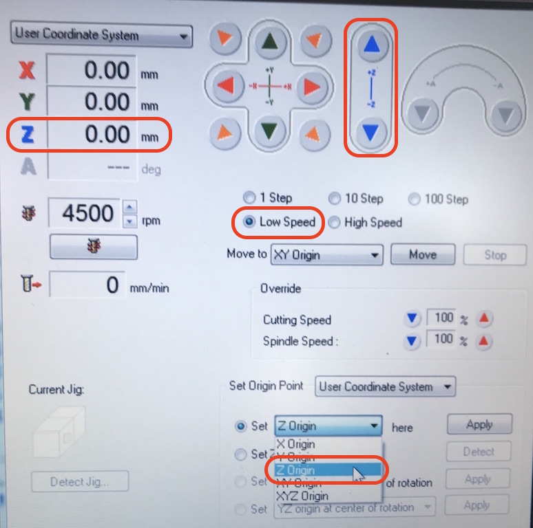 Setting CNC Mill