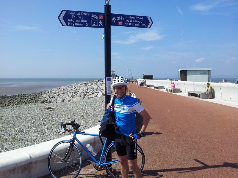 about to set off on the way of the roses cycle ride