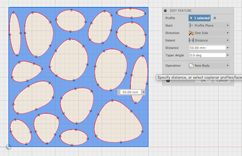 voronoi sketch in Fusion 360