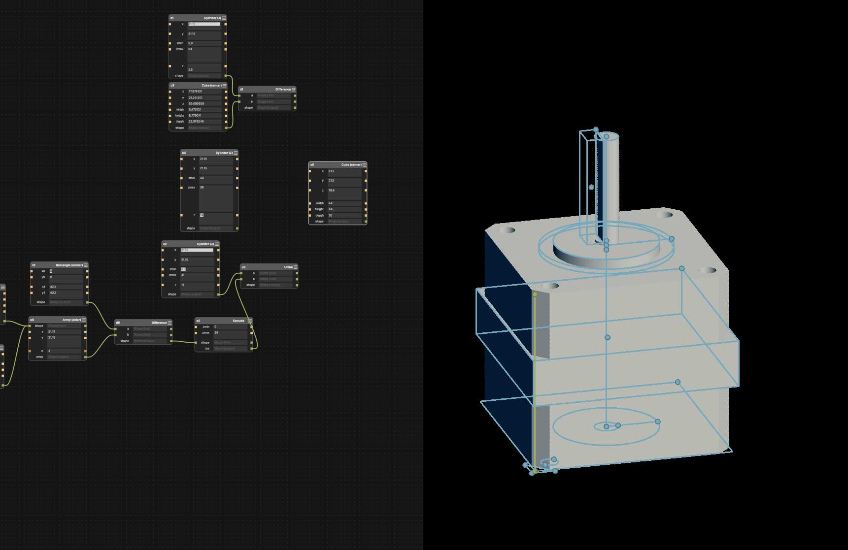 Antimony - extrude