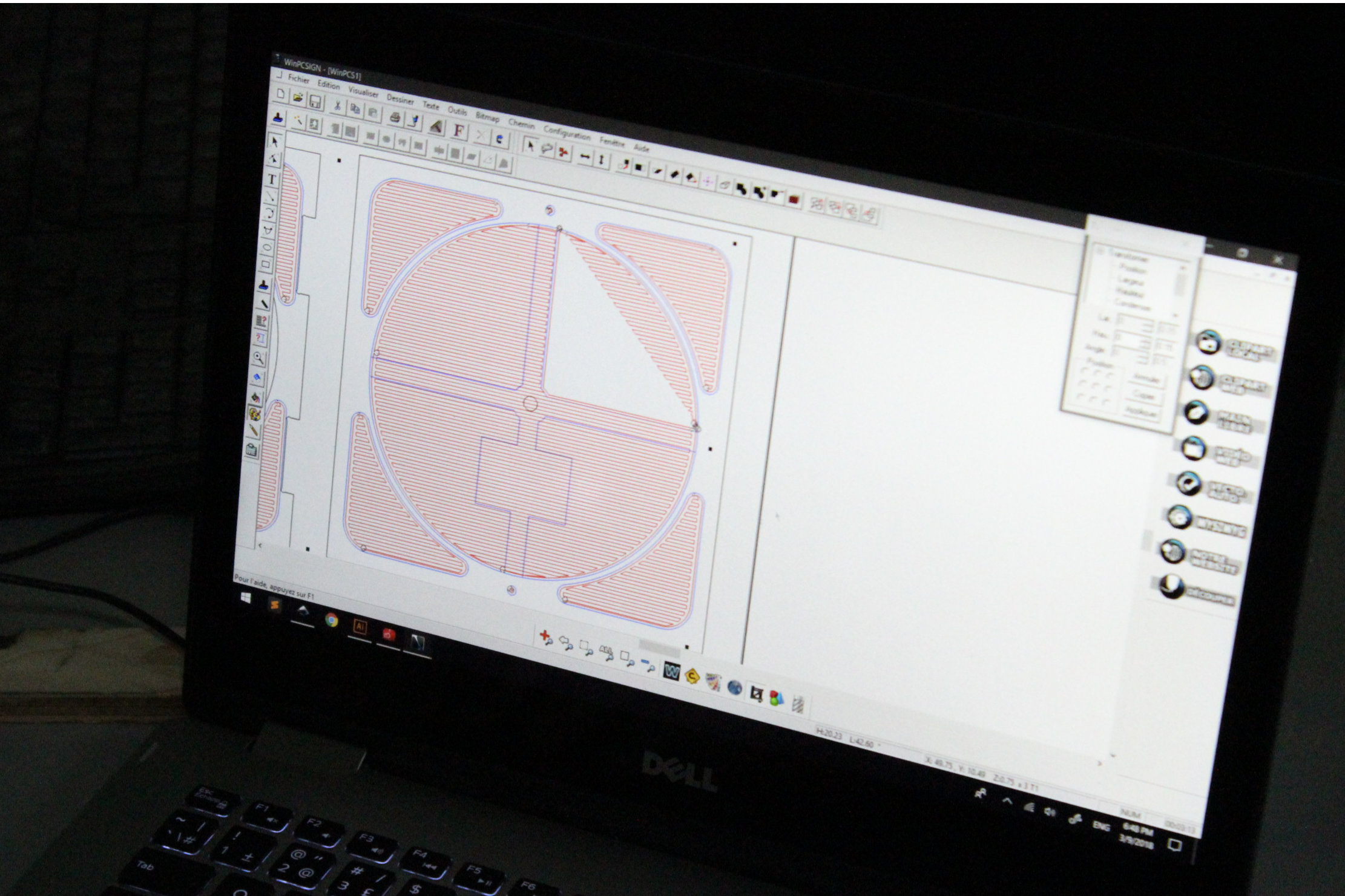 The problematic toolpath at the shop