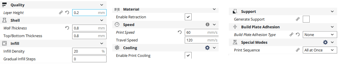 Print Settings