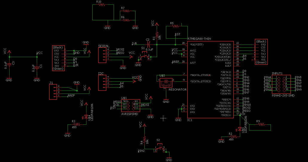 Schematic of temp sensor