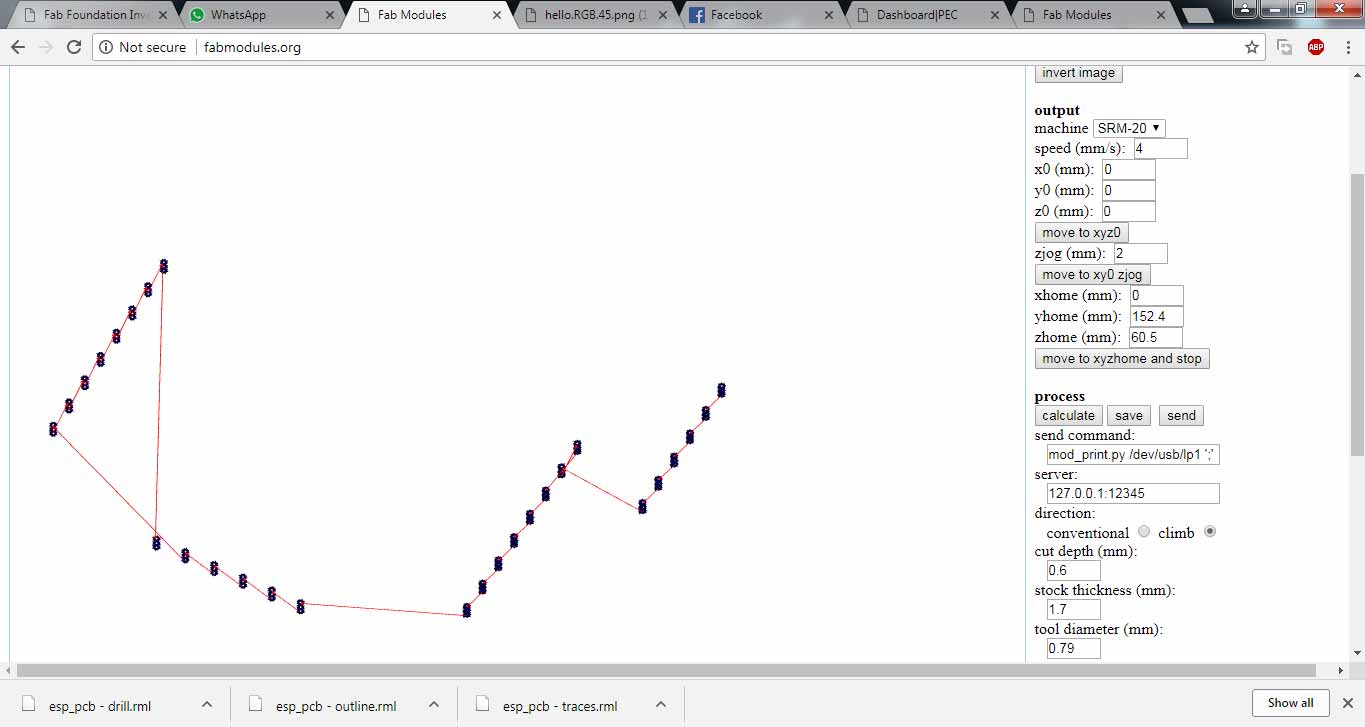 fab modules drill holes