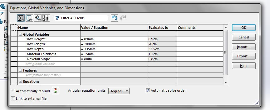 adding global variables