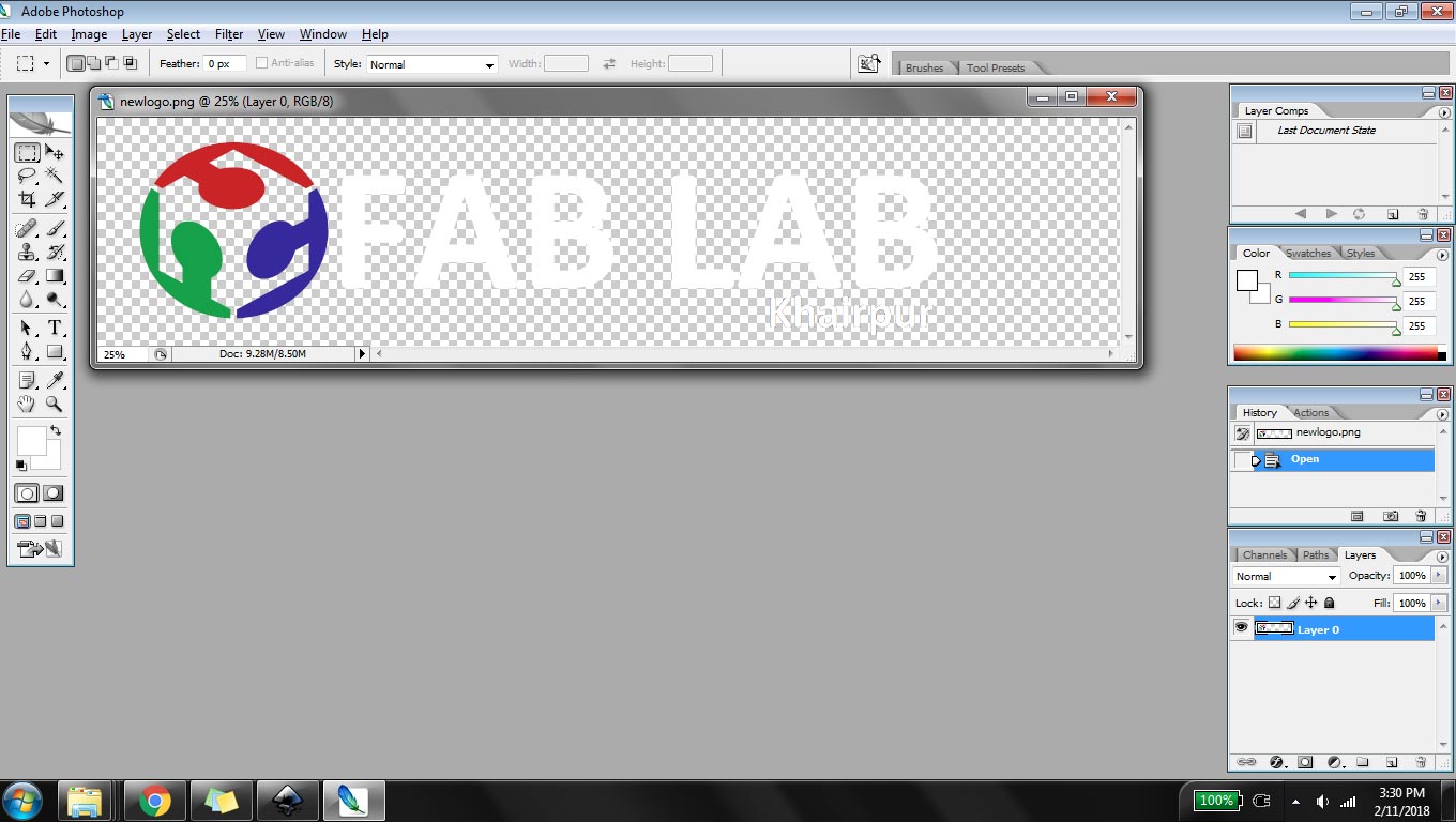 opened in adobe cs2