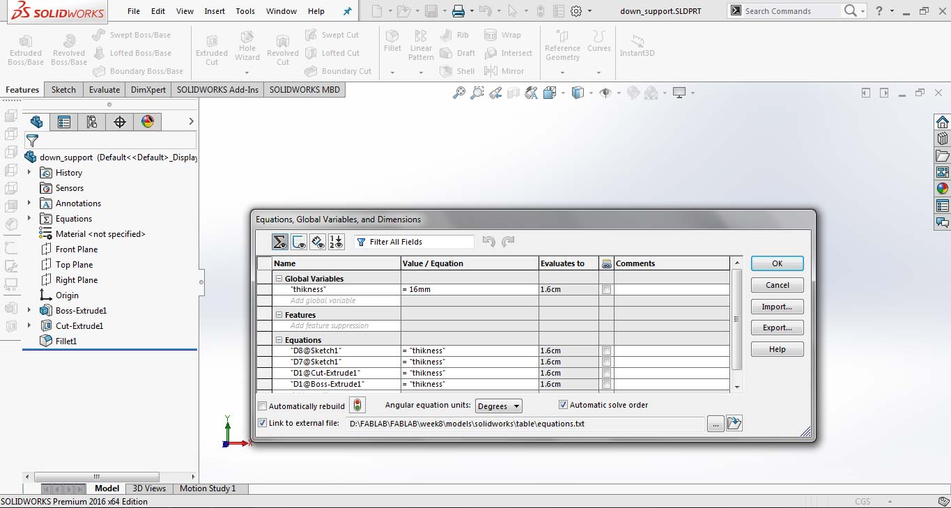 thickness parameter