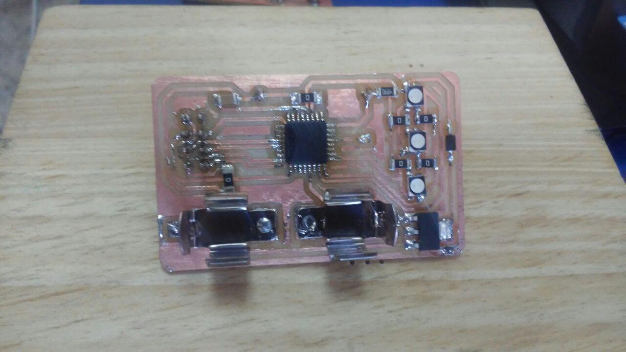 Img: Soldered boad