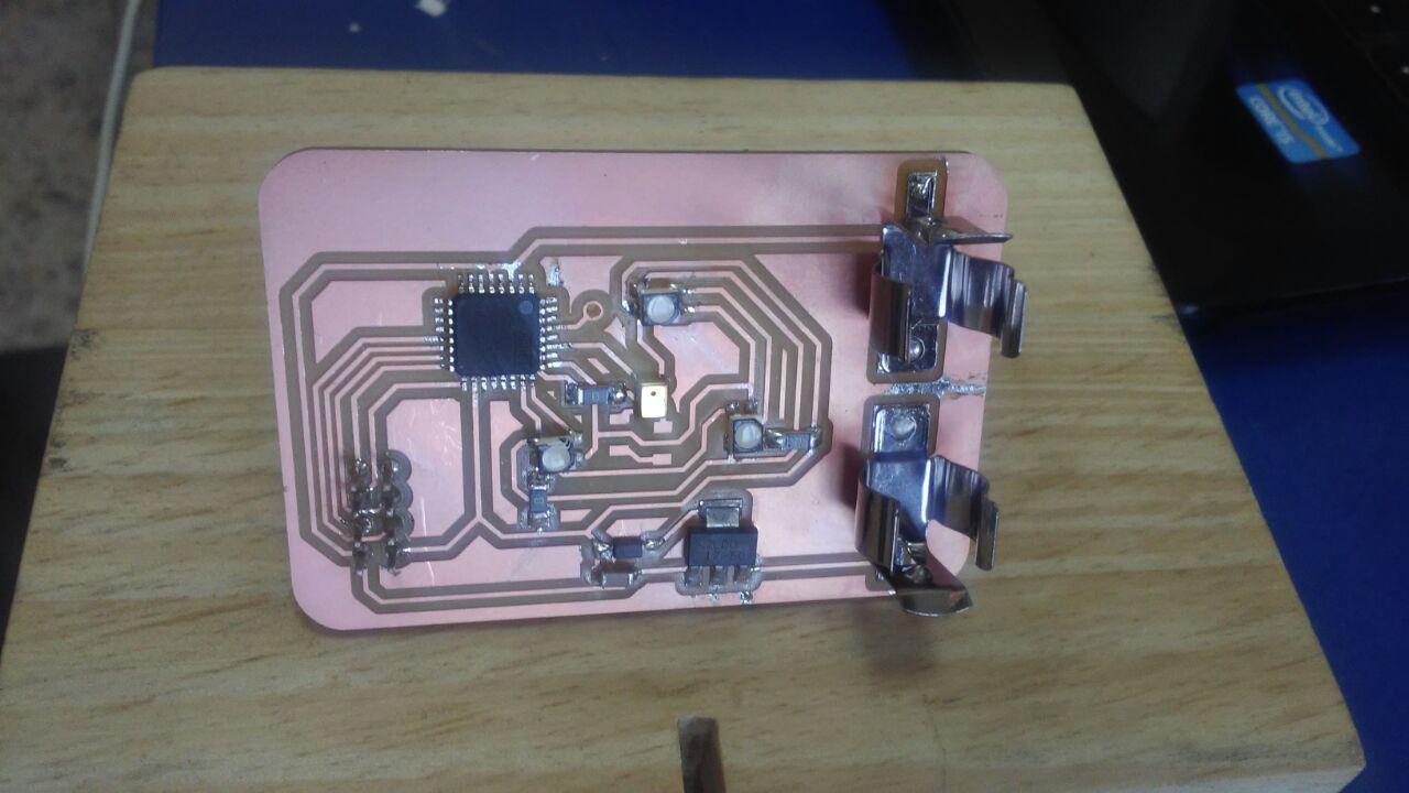 Img; Soldered board