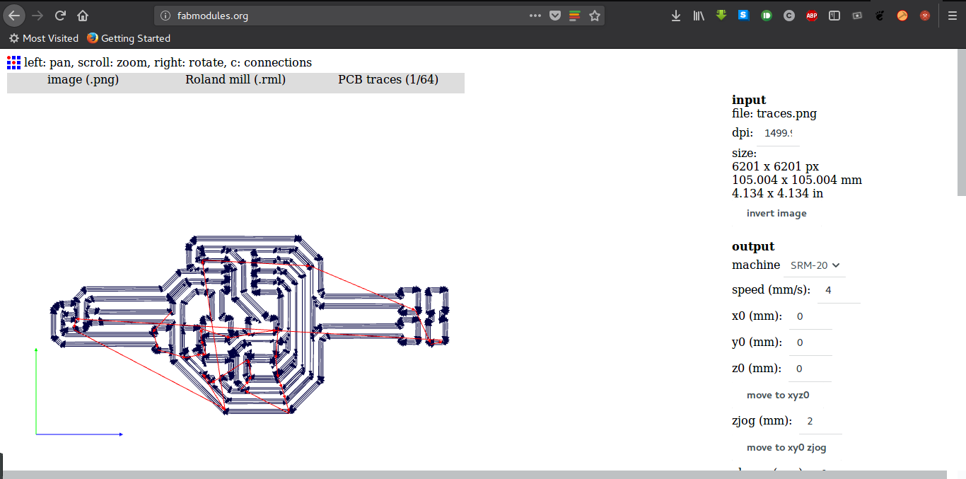 Img: traces in fabmodules