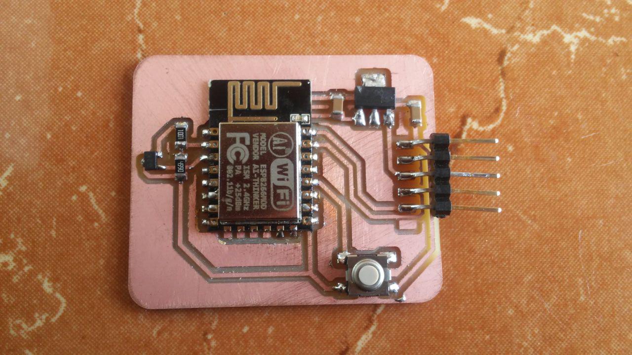 Img: Soldered board