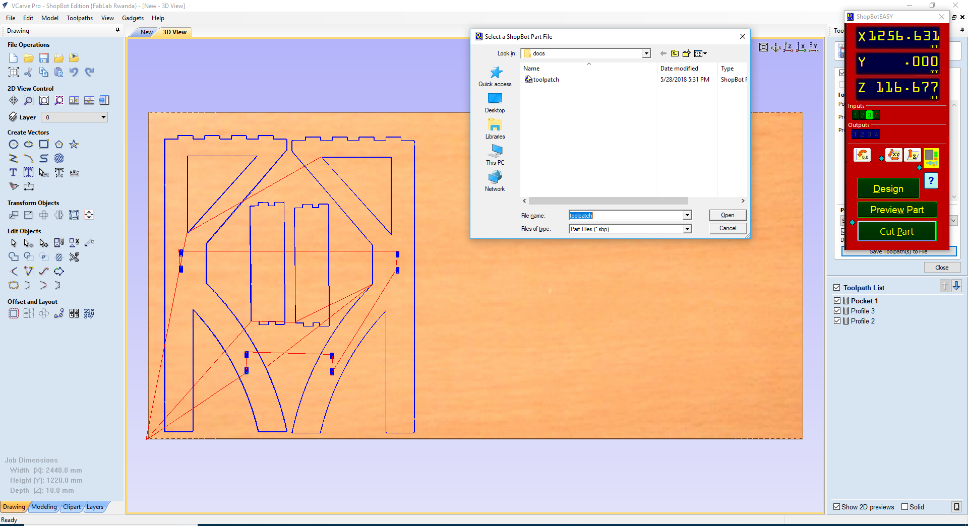 Img: Cutted parts