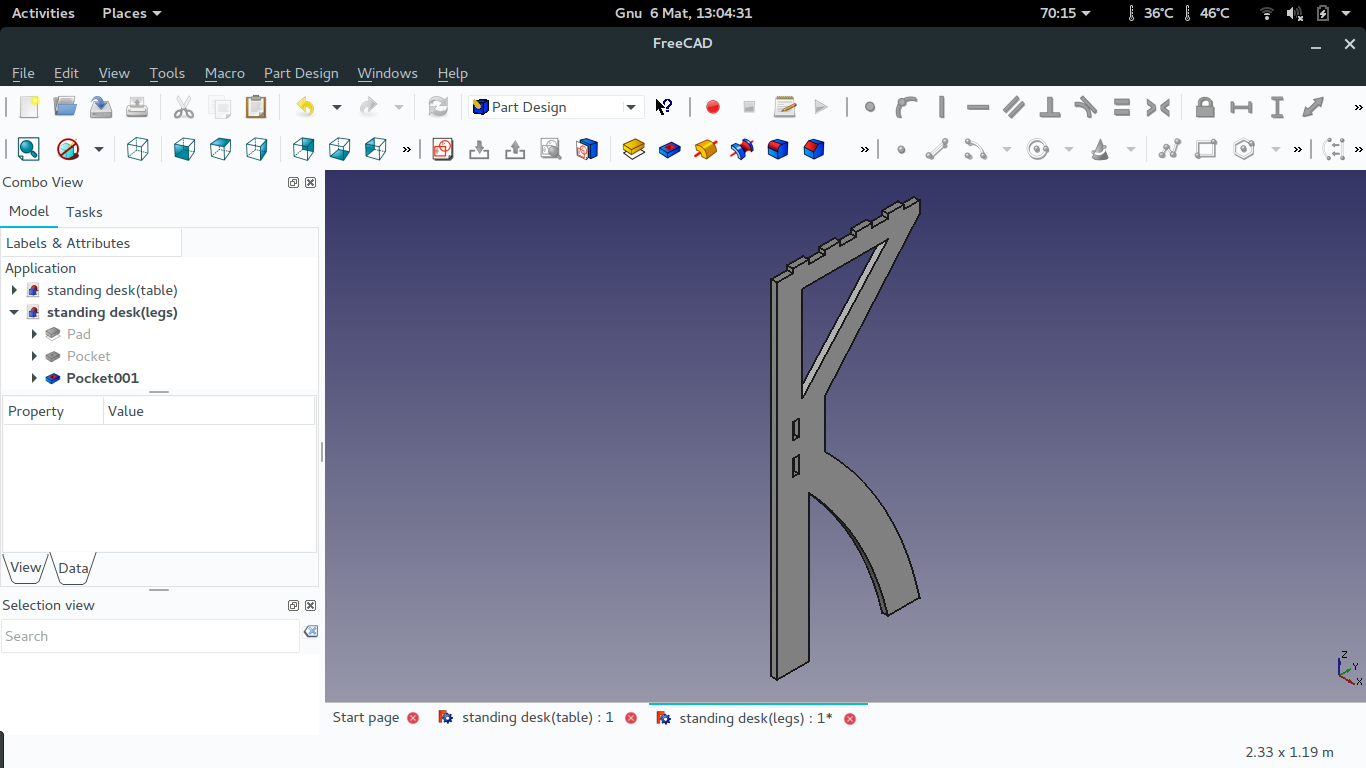 Img: Designing side view