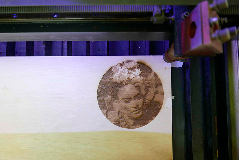 Frida Kahlo_LaserCutter