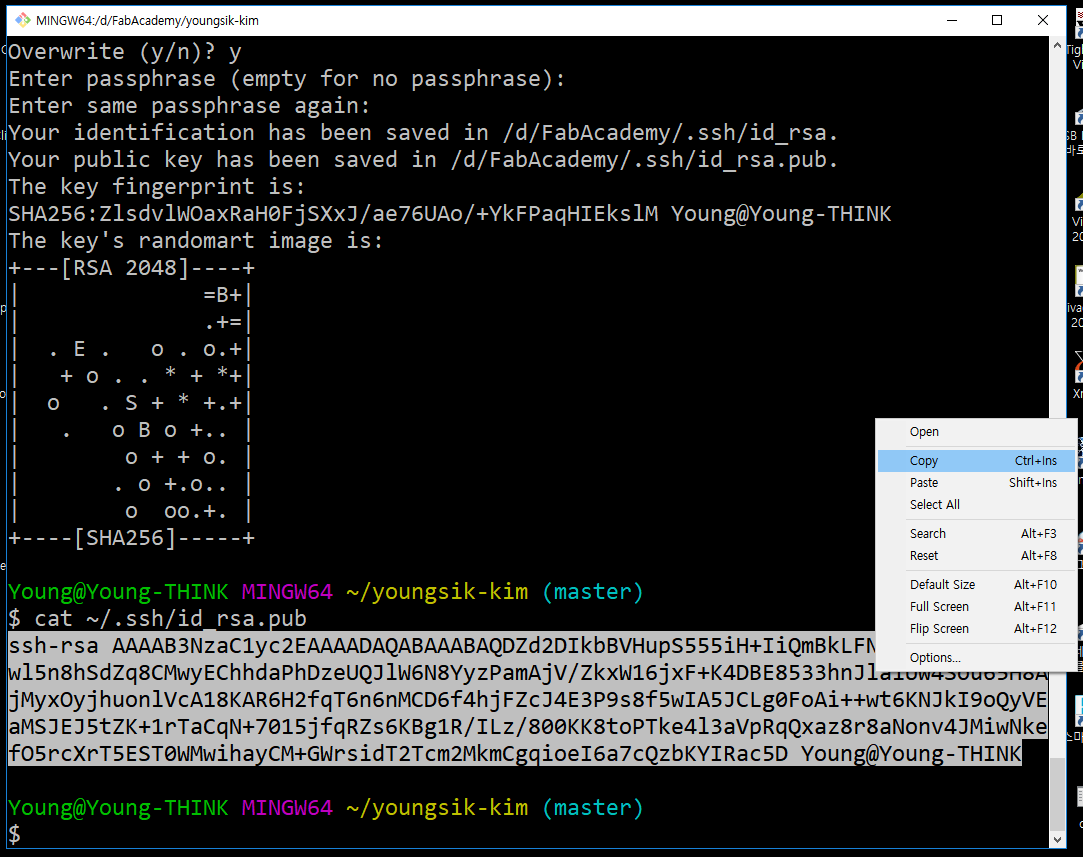 ssh-key copy