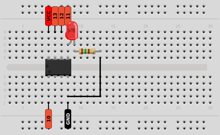 blink on ATtiny85