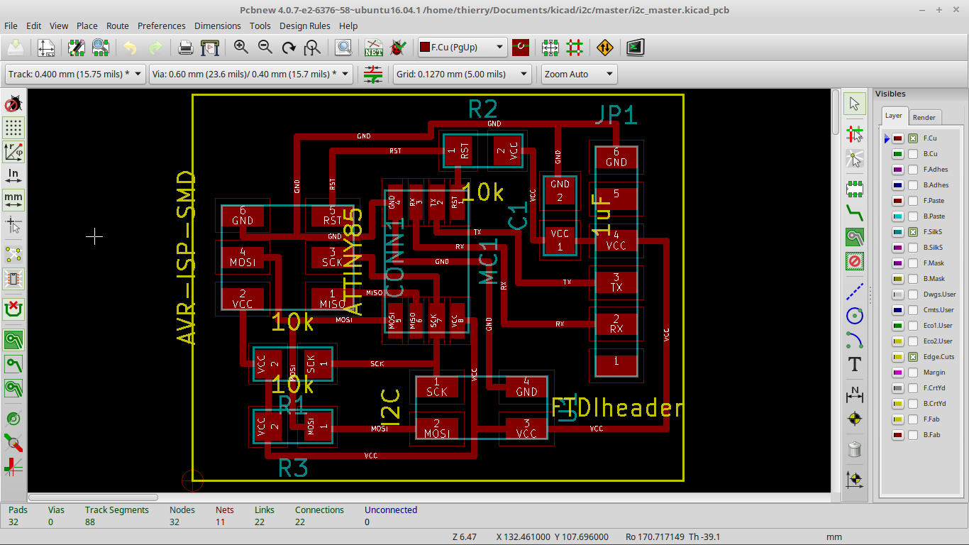 Master board PCB