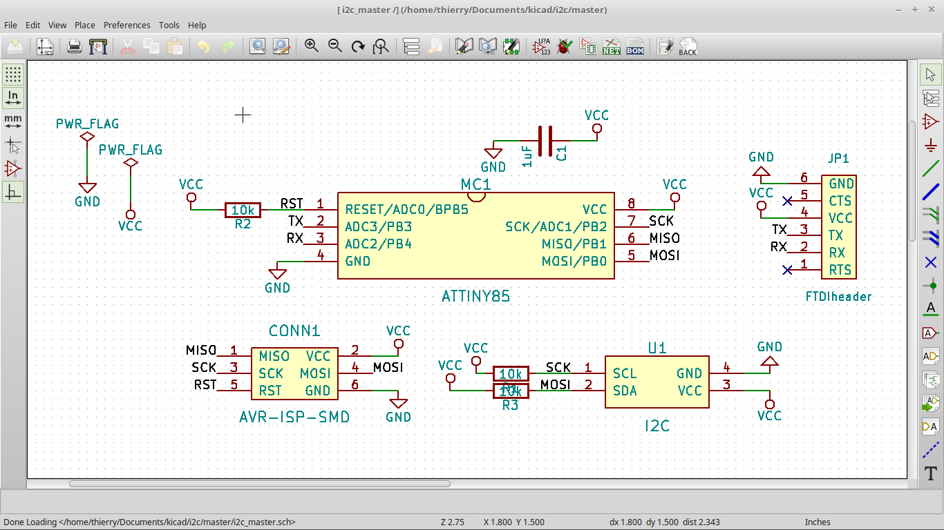 Master board schematic