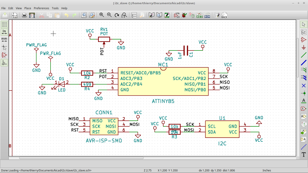 Slave board schematic