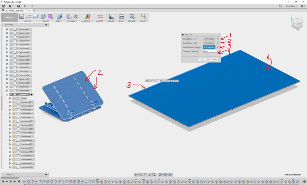 Laptopstand modelling