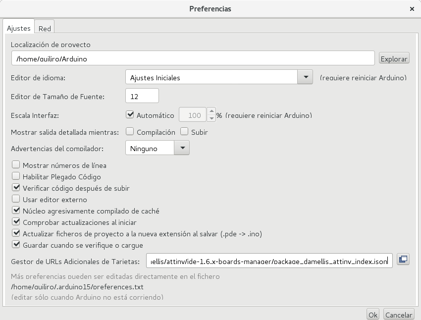 FabTinyISP libraries URL