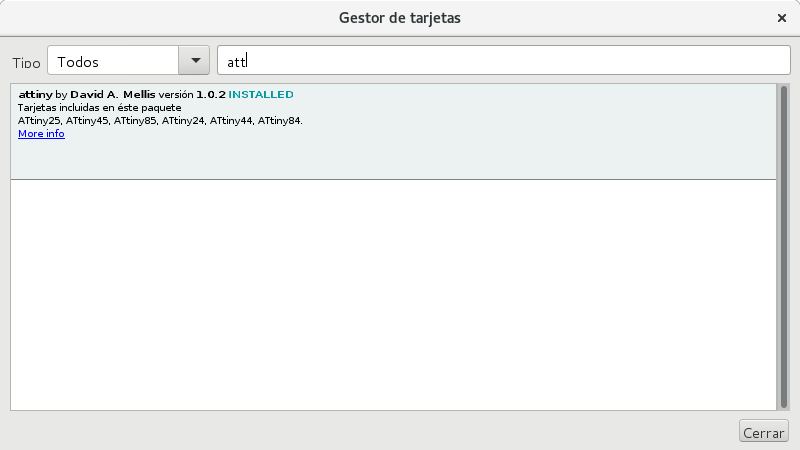 attiny library instalation