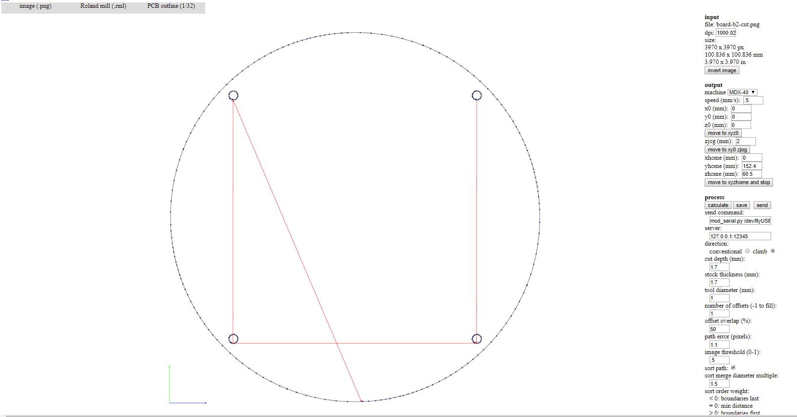 gcode cutout