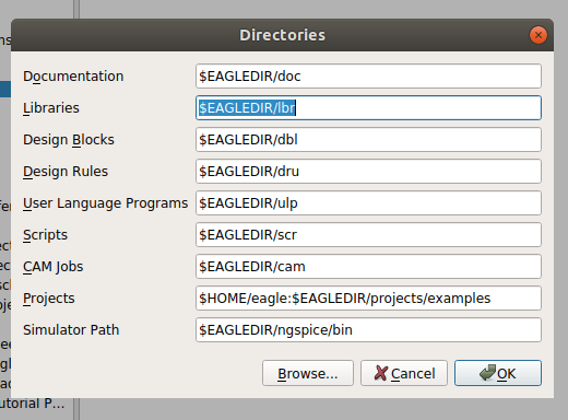 Eagle: Control Panel