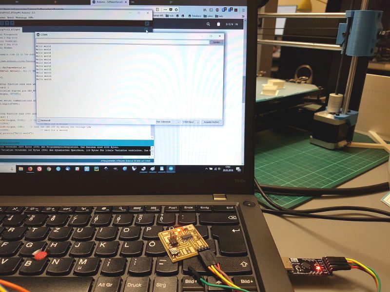 LED blinks | Serial Monitor