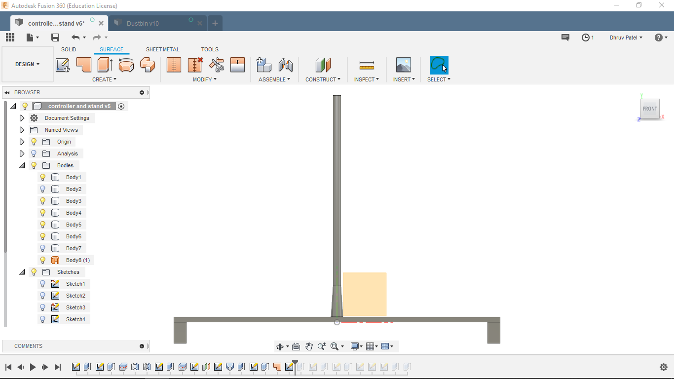 Modeling in Fusion360