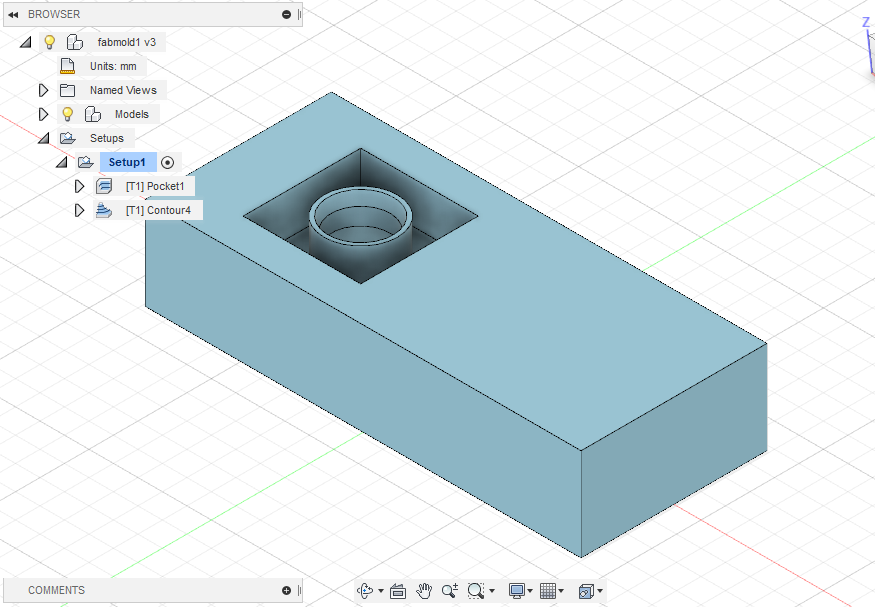 mold toolpath