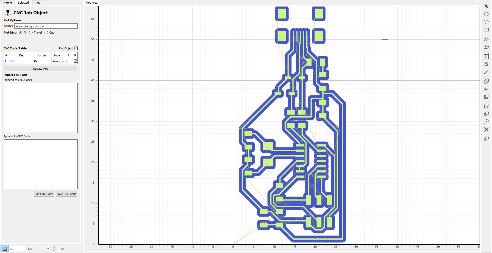 GCode generated